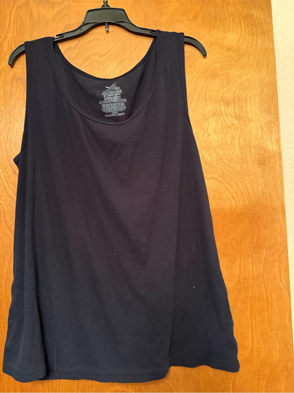 Faded Glory Black Sleeveless Scoop Tank